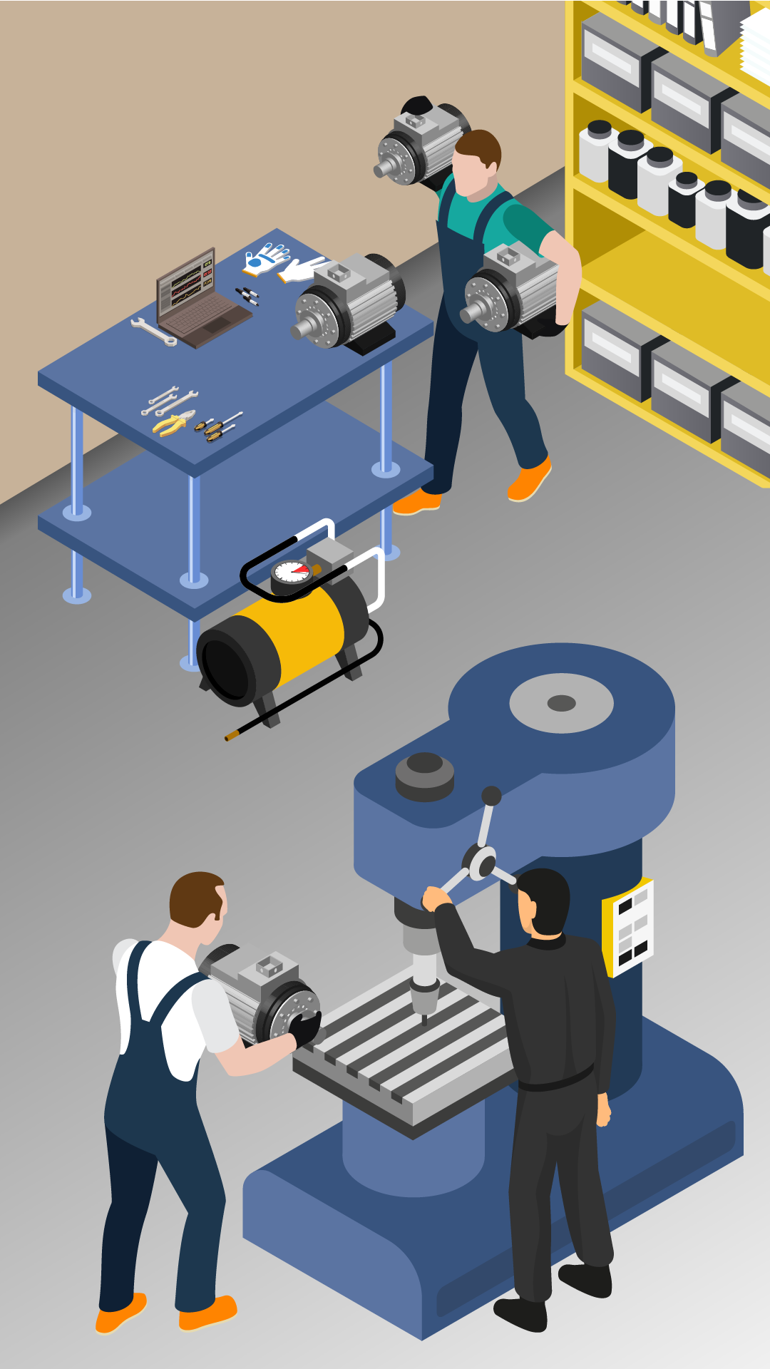 Eficiencia de motor de inducción